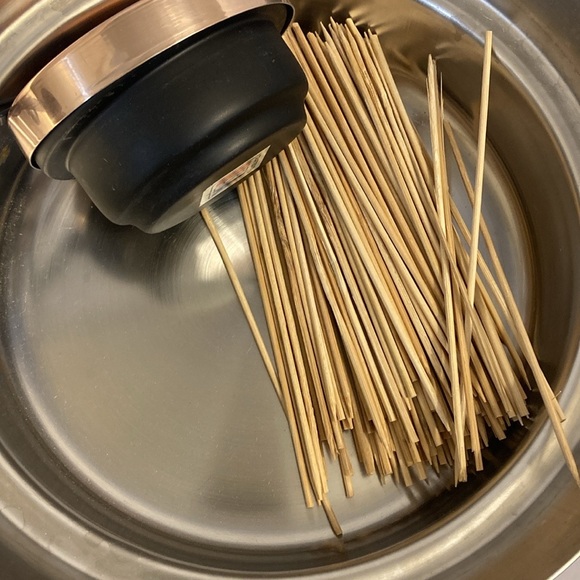 Copper Chafing Dish Fondue Set W/ Walnut Handle Great for Serving Copper Chafing - Picture 9 of 14